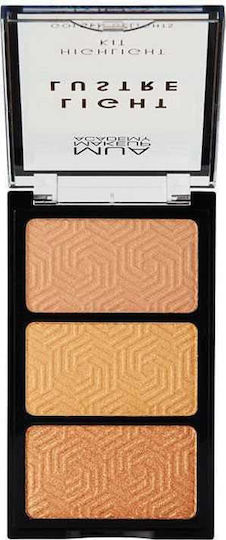 MUA Light Lustre Trio Highlight Golden Delights 9gr