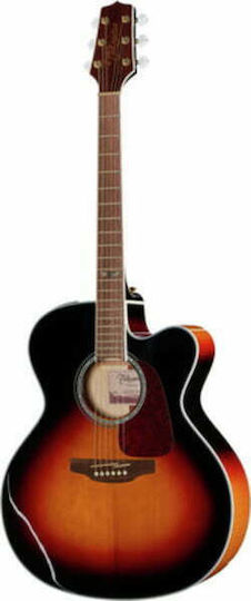 Takamine Semi-Akustik Gitarre GJ72CE BSB Ausschnitt Braun / Sunburst