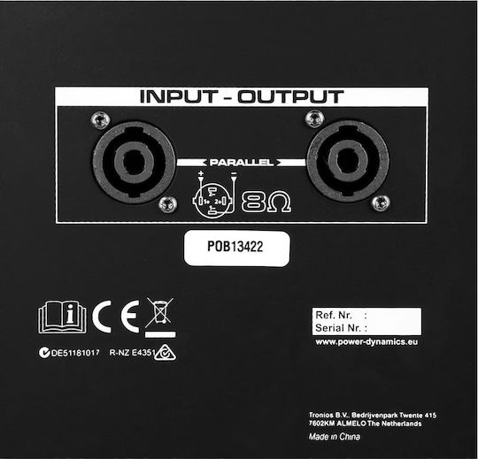 Power Dynamics PD410P 178.270 Παθητικό Ηχείο PA 200W με Woofer 10" 33x31x51εκ.