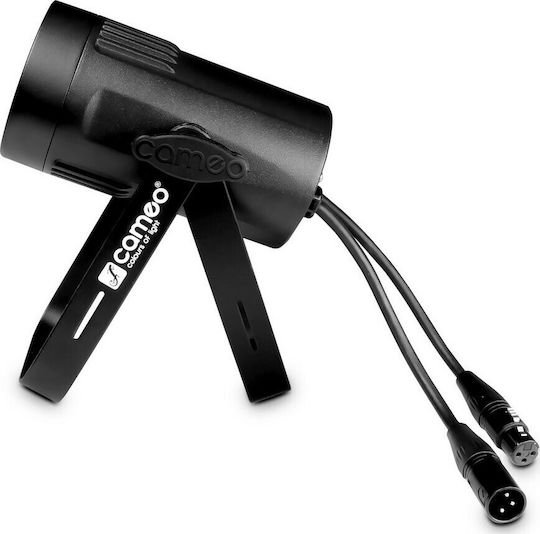 Cameo Φωτορυθμικό Spot LED PAR Q-Spot 15 RGBW Black