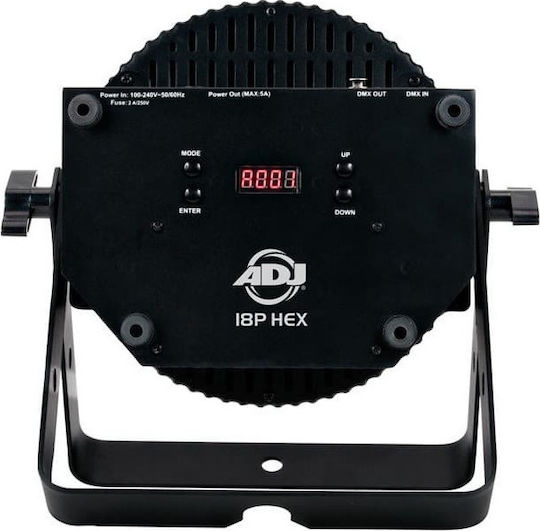 American DJ Φωτορυθμικό LED PAR 18P HEX UV / RGBWA