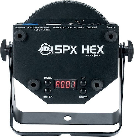 ADJ Φωτορυθμικό LED PAR 5PX Hex UV / RGBWA