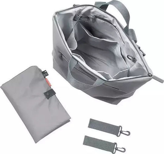 Done by Deer Diaper Bag Grey 40x15x46cm.