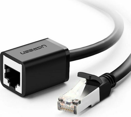 Ugreen F/FTP Cat.6 (Gigabit) Καλώδιο Δικτύου Ethernet 3m Μαύρο