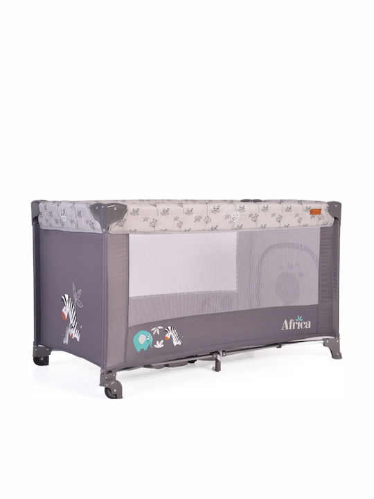 Cangaroo Africa Playpen Gray 125x65cm