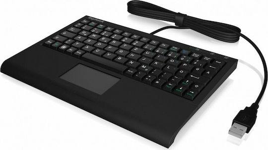 KeySonic ACK-3410 Πληκτρολόγιο με Touchpad Αγγλικό US