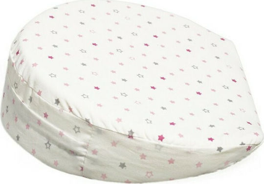 Just Baby Бебешка възглавница за превъртане Safety Pillow Stars Бял 27x34бр