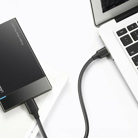 Ugreen US184 USB 3.0 Cable USB-C Male - USB-A 60W PD Black 2m 20884