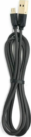 Remax Regulär USB 2.0 auf Micro-USB-Kabel Schwarz 1m (RC-041m) 1Stück