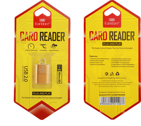 Earldom Card Reader USB 2.0 για microSD