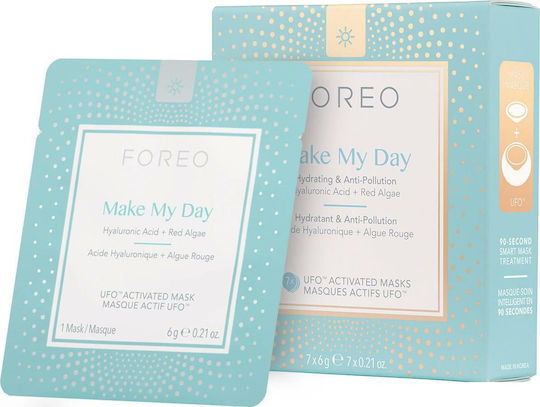 Foreo Make My Day Sheet Μάσκα Προσώπου για Ενυδάτωση 7 τμχ x 6gr