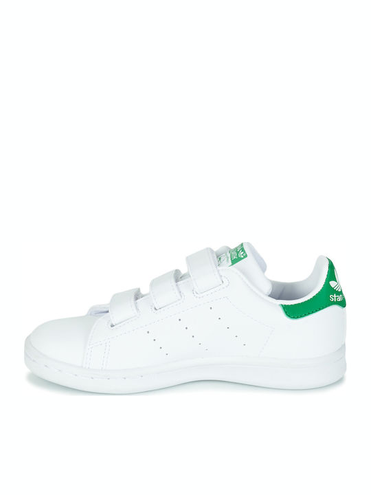 Stan Smith STAN SMITH CF C Детски маратонки Low Облачно Бяло / Зелено