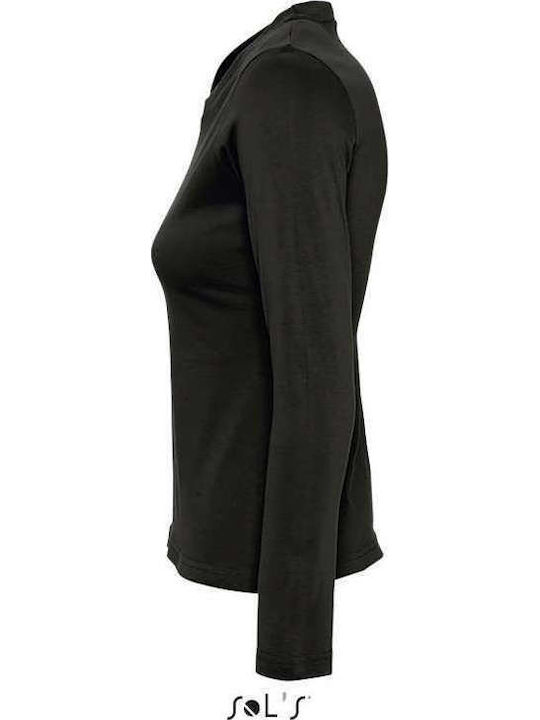 Sol's Majestic Women's Long Sleeve Promotional Blouse Grey Melange