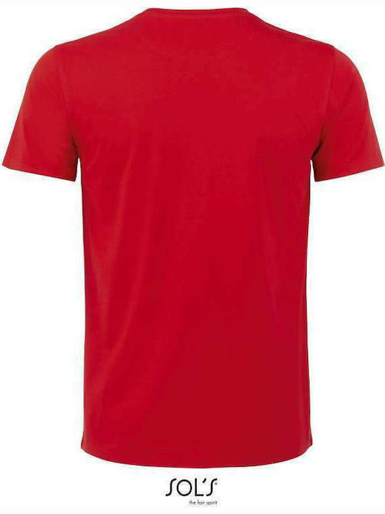 Sol's Martin Men's Short Sleeve Promotional T-Shirt Red