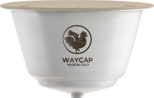 Waycap Wiederbefüllbare Kapseln Basic Kit Edelstahl Kompatibel mit Maschine Dolce Gusto 2Mützen