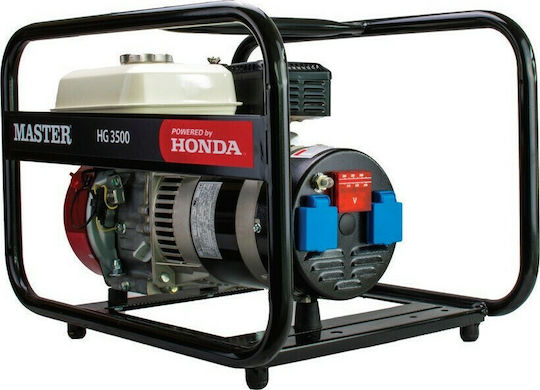 Master HG 4000 Generator Gasoline Four-stroke with Maximum Power 2.9kVA with Honda GX200 Engine