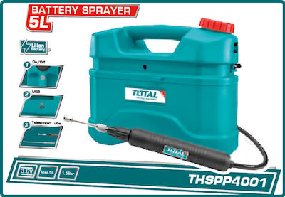 Total Pressure Sprayer Battery with a Capacity of 5lt
