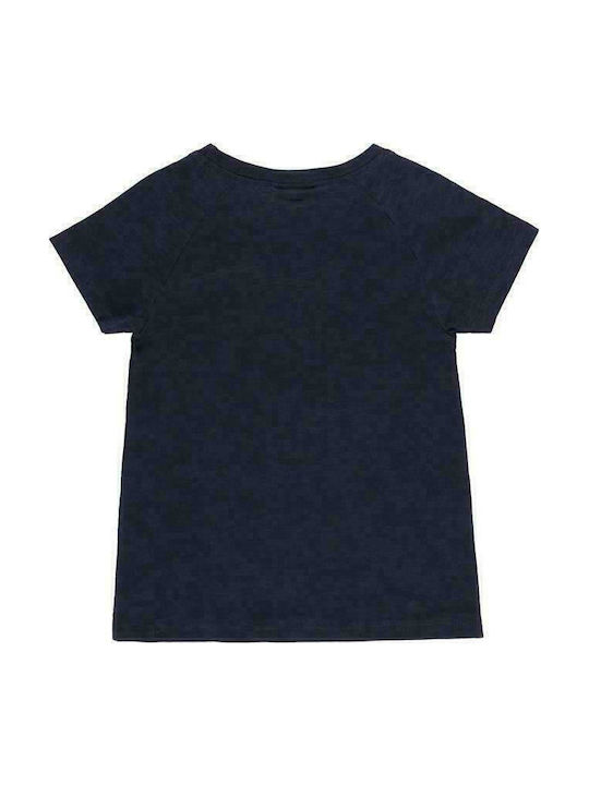 Boboli Kids T-shirt Navy Blue Flame Heart