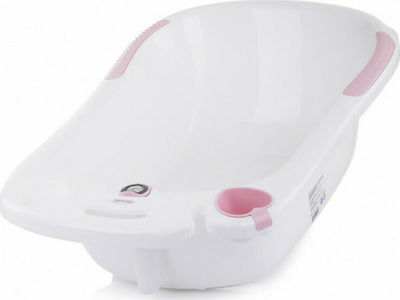 Chipolino Babybadewanne mit Basis Vela mit Thermometer Pink