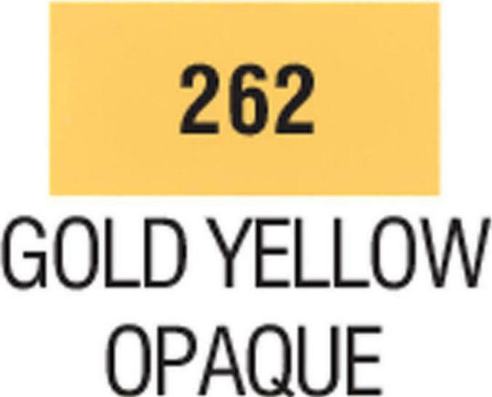 Royal Talens Textile Deco Liquid Craft Paint Wash-resistant Gold for Fabric and Glass Yellow Opaque No262 16ml