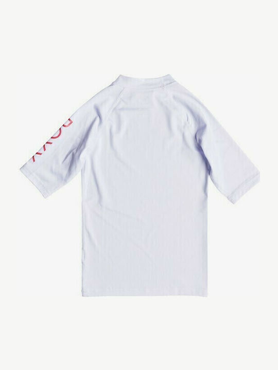 Roxy Wholehearted Kids Swimwear Rashguard White