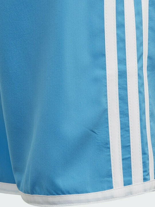 adidas 3-Stripes Kids Swimwear Swim Shorts Light Blue
