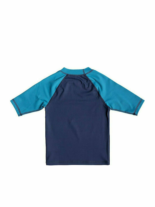 Quiksilver Bubble Dreams Kids Swimwear Rashguard Training Blue