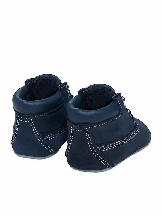 Timberland Pantofi cu talpă moale pentru bebeluși Albastru marin Crib Booties & Hat A1LU3-410
