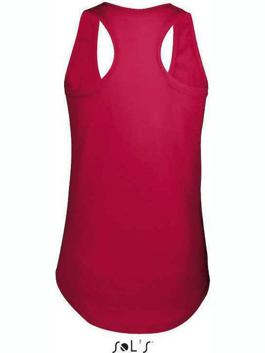 Sol's Moka Women's Sleeveless Promotional Blouse Red 00579-145