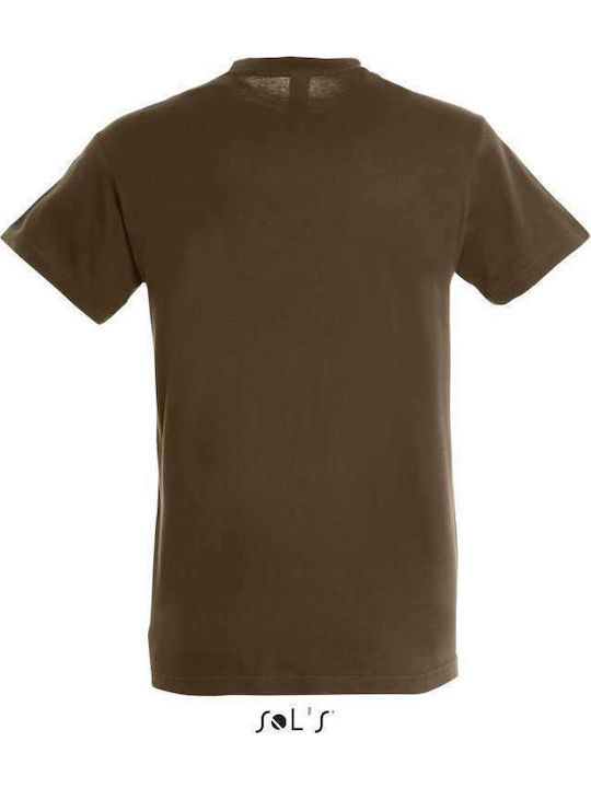 Sol's Regent Ανδρικό Διαφημιστικό T-shirt Κοντομάνικο σε Χρώμα
