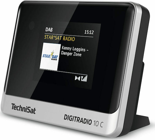 Technisat DigitRadio 10 C Настолен Радиоприемник с Мрежово Захранване DAB+ с Bluetooth Черно/Сребрист
