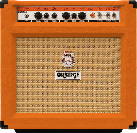 Orange TH30C Combo Ενισχυτής Ηλεκτρικής Κιθάρας 1 x 12" 30W Πορτοκαλί