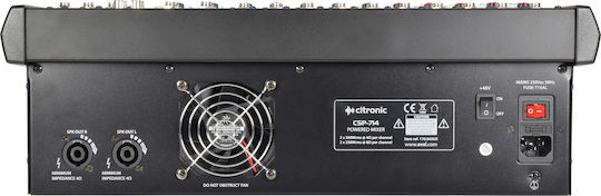 Citronic CSP-714 170.845UK Active Analog Console 14 Channels / 10 XLR Inputs