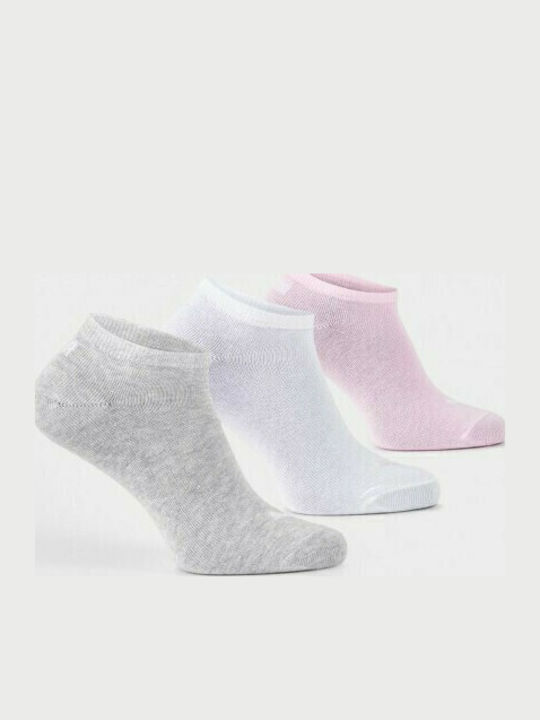 PUMA Athletic Kids' Ankle Socks Invisible 3P Multicolored 3 Pairs