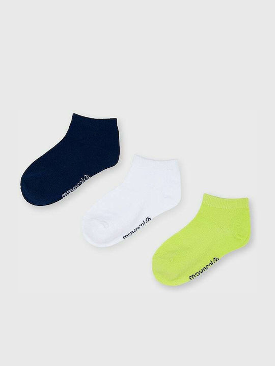 Mayoral Boys 3 Pack Ankle Socks Multicolour