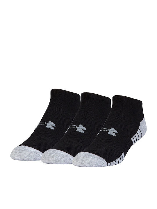 Under Armour Kids Ankle Socks Black 3 Pair