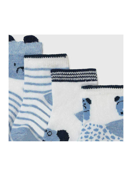 Mayoral Boys 4 Pack Knee-High Socks Light Blue