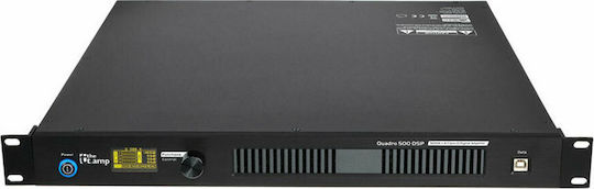 Quadro 500 DSP Усилвател на мощност Усилвател на PA 4 канала 500W/4Ω 250W/8Ω в Черен цвят