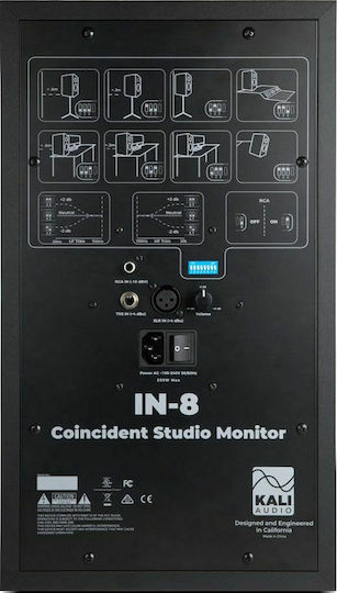 Kali Audio IN-8 Ηχείo Studio Monitor 8" 140W (Τεμάχιο) Μαύρο