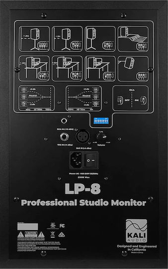 Kali Audio LP-8 Studio Monitor 8" 100W Stück Schwarz