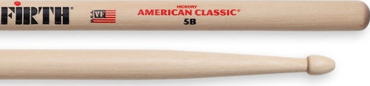 Vic Firth Hickory Bețe Tobe American Classic cu Vârf de Formă Picătură