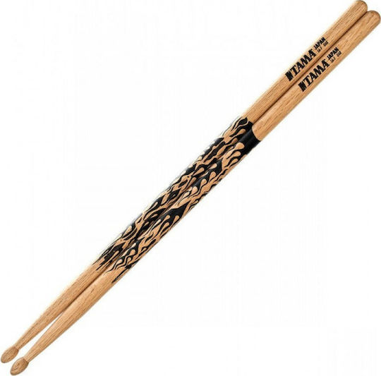 Tama Japanische Eiche Drumsticks Schlagzeug 5B-F 5B mit Spitzenform Ablegen