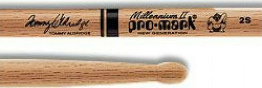 Promark Stejar Bețe Tobe Tommy Aldridge Autograph 2B cu Vârf de Formă Oval