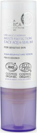 Natura Siberica Organic Certified Multi Protection Ενυδατικό Serum Προσώπου με Βιταμίνη E & Υαλουρονικό Οξύ για Αποτοξίνωση & Θρέψη 15ml