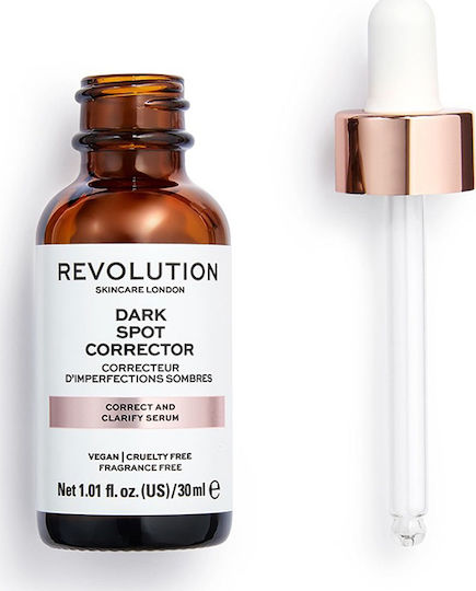 Revolution Beauty Skincare Dark Spot Corrector Serum Face with Vitamin C & Niacinamide for Radiance & Dark Spots 30ml