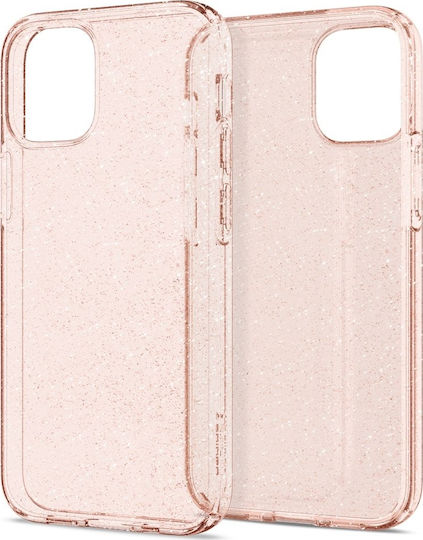 Spigen Liquid Crystal Glitter Back Cover Σιλικόνης Ροζ (iPhone 12 mini)