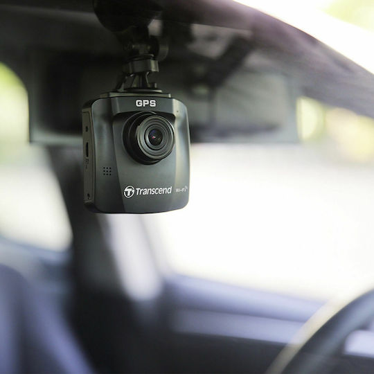 Transcend DrivePro 250 Κάμερα DVR Αυτοκινήτου 1080P με Οθόνη 2.4" Wi-Fi, GPS