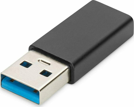 Digitus Μετατροπέας USB-A male σε USB-C female 1τμχ AK-300524-000-S