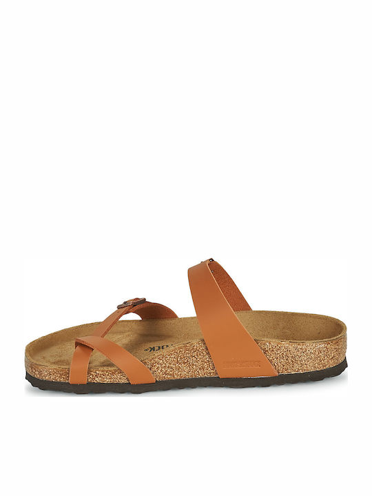 Mayari Birko-Flor Women's Flat Sandals Anatomic Ginger Brown Regular Fit