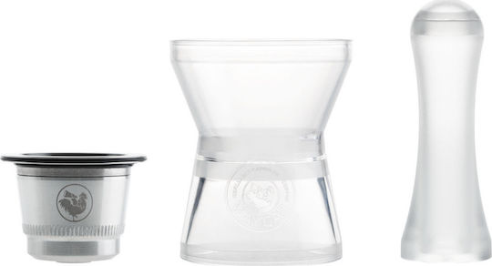 Waycap Επαναγεμιζόμενη Κάψουλα Basic Kit Ανοξείδωτη Συμβατή με Μηχανή Nespresso 1caps